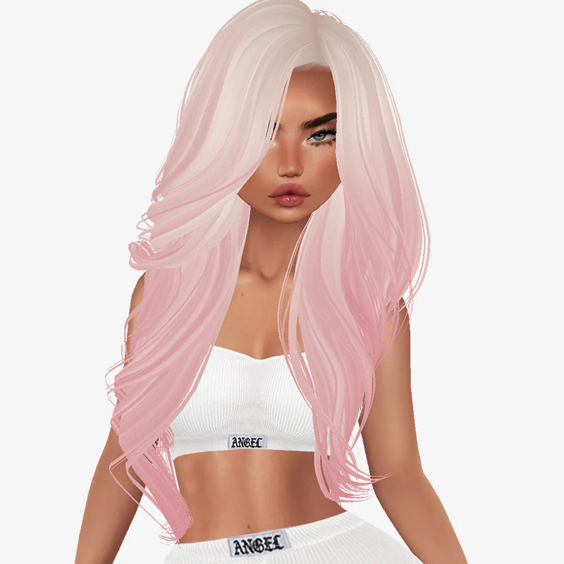 Cream Berry Fer Hair Texture