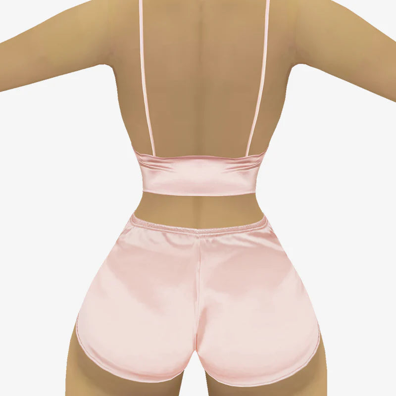 Satin Outfit - 4 Colors - PNG 5