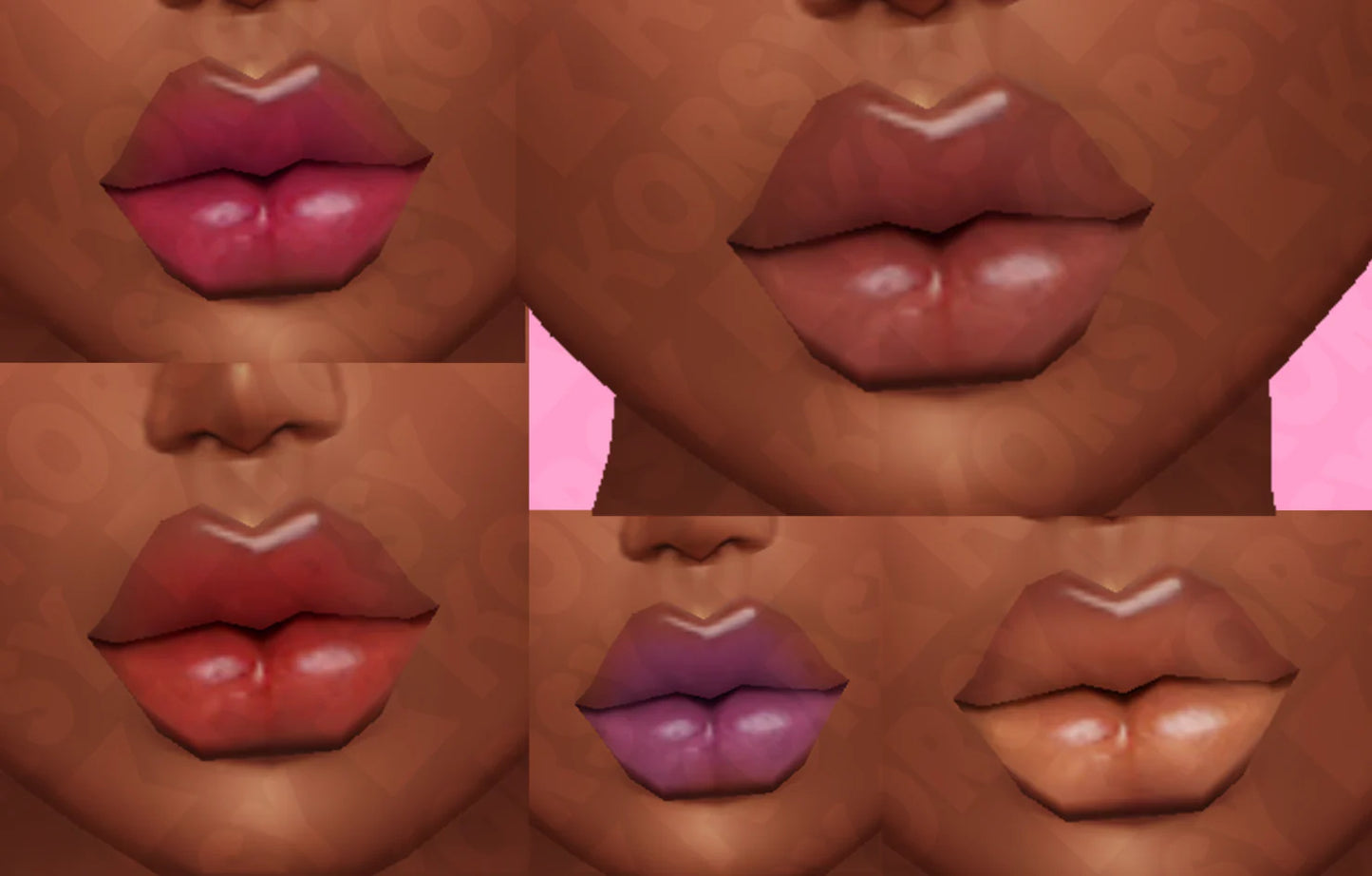 CHOCOLAT LIPSTICK add on Skin - PNG 2