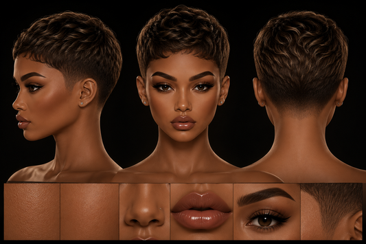 Golden Blonde Buzz Fade