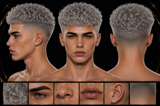 Ash Brown Textured Crop