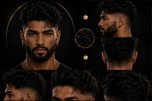 Golden Blonde Buzz Fade