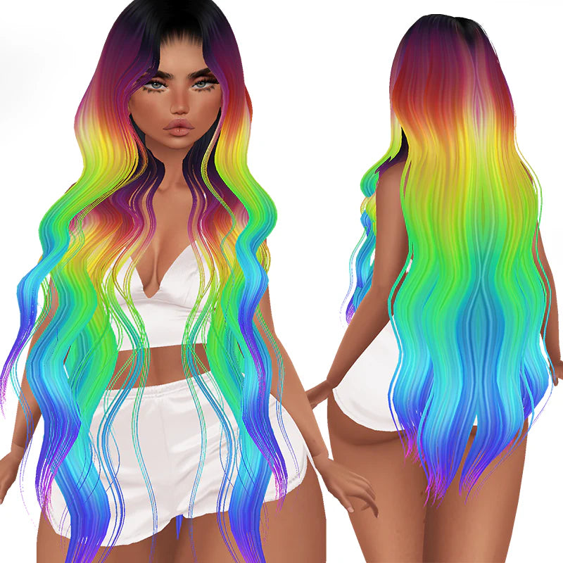 Rainbow Hair Texture