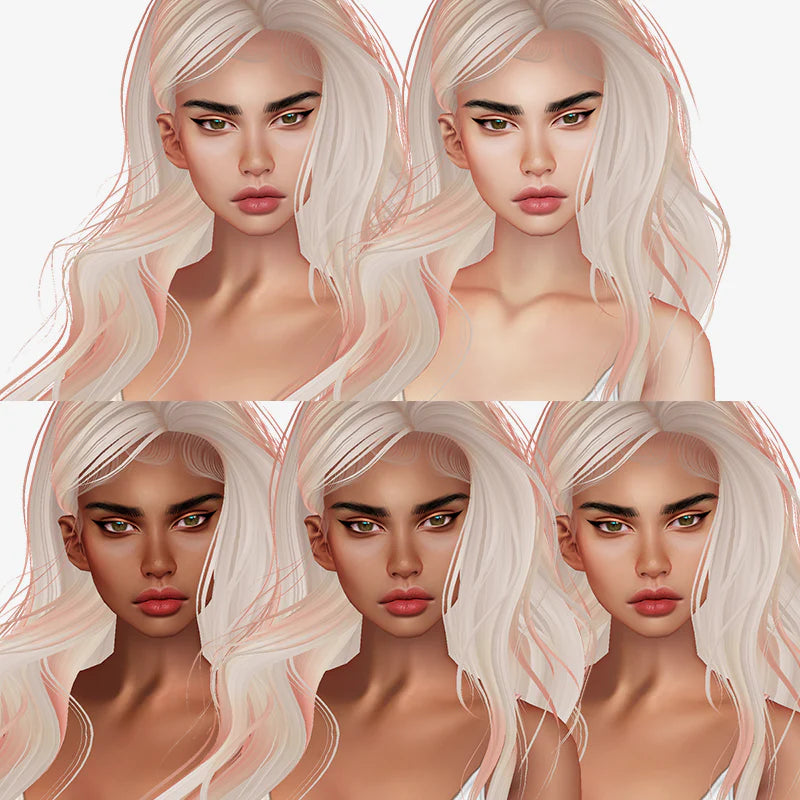 Amber Zell Mesh Head - 5 Tones