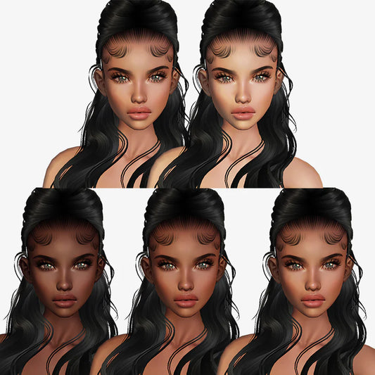 Amelia Mesh Head Textures 3