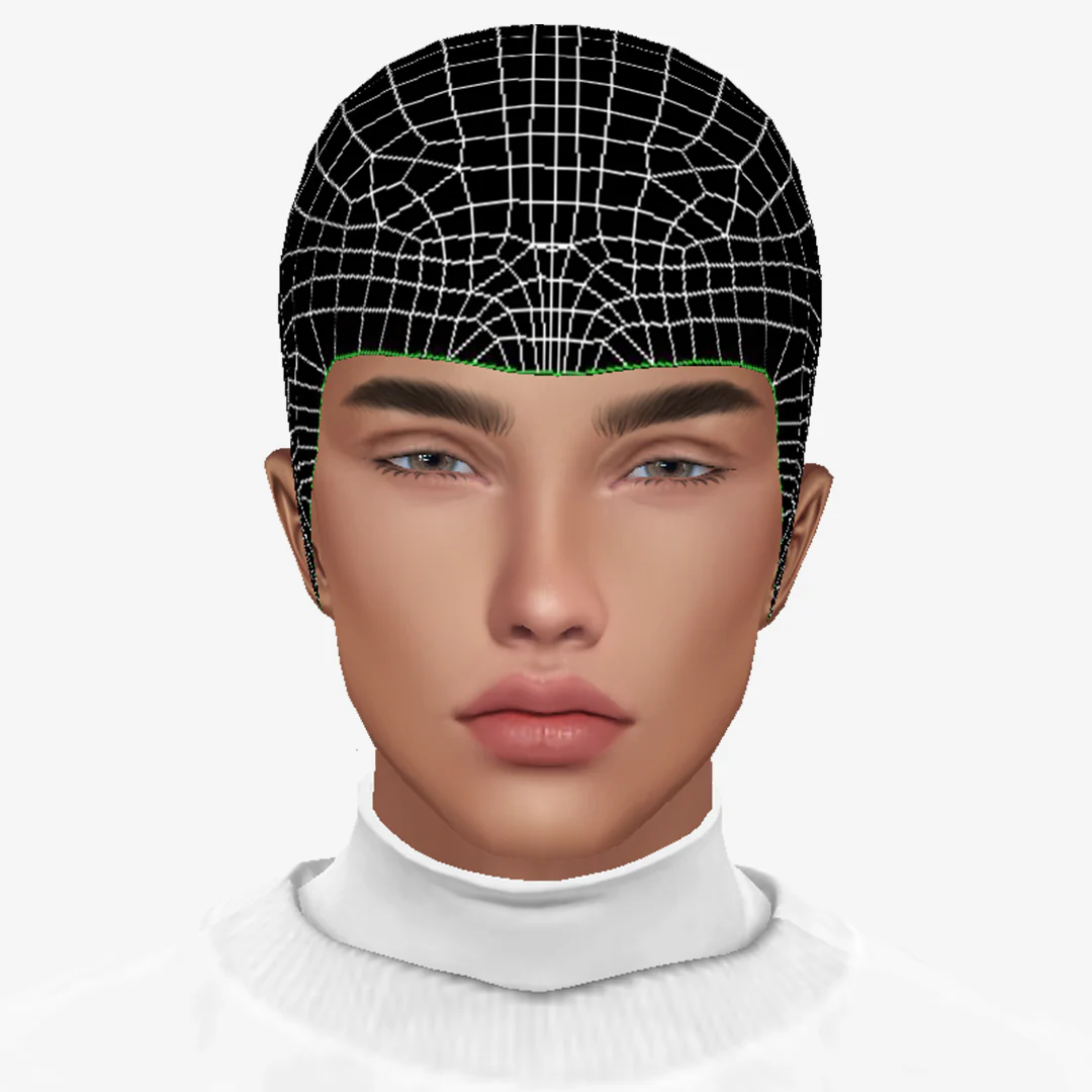 Baby Hair Mesh Male FULL 2